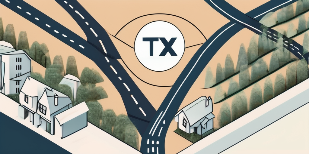 Two neighboring plots of land