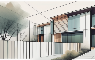 A residential plot with clear demarcation lines
