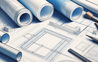 Various architectural blueprints