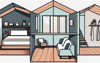 Various types of rooms such as a bedroom