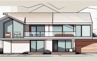 A split double house