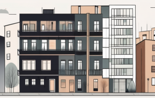 A berlin cityscape with various types of residential buildings