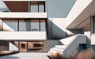 A property with strategic edge construction