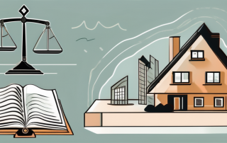 A german law book with a key and a house symbol