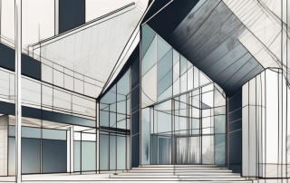 A variety of architectural structures