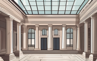 A classical roman-style atrium