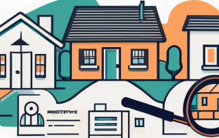 A set of symbolic icons representing the key tasks of a real estate agent