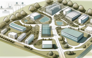 A detailed site plan