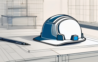 A blueprint of a building