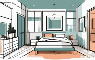 A variety of rooms in an apartment