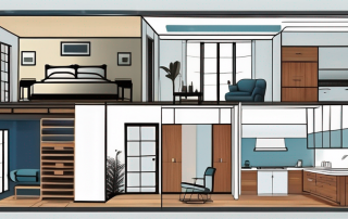 Various types of rooms such as a bedroom