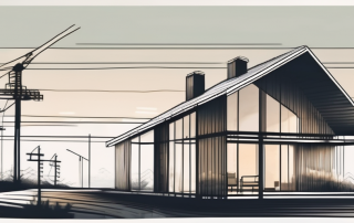 A piece of land with a house under construction on it