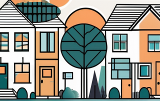 A collection of diverse houses closely knit together