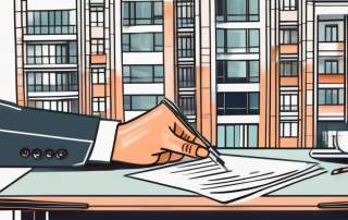 A contract on a table