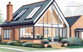 A house with various types of extensions