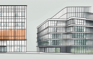 Two distinct buildings