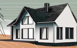 A piece of land with a house on it