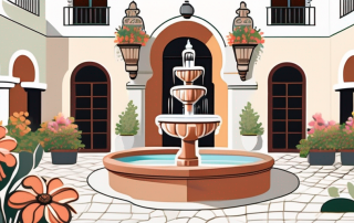 A charming spanish courtyard