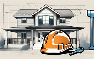 A turnkey house with a set of keys on the front door