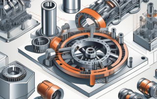 Various mechanical parts and components