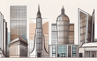 Various iconic buildings from different parts of the world