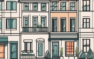 A calendar with various types of properties (like a house