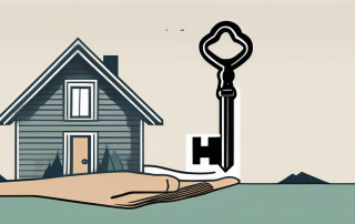 A piece of land with a house on it