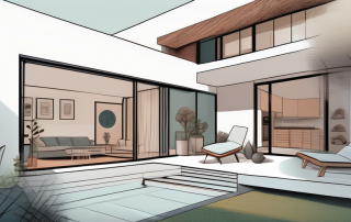 A house with an inner courtyard