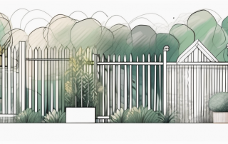 A variety of fences of different heights and designs