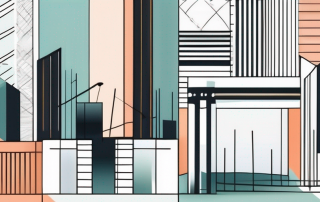 Seven different modern design examples of border construction