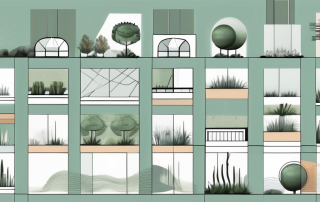 Seven different creative outdoor areas