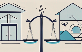 A property boundary with various symbols indicating five different conflict resolution strategies
