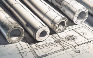 Various architectural blueprints