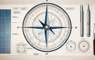 A detailed blueprint of a building construction plan