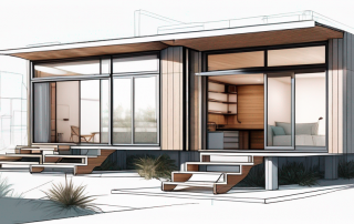 Kompakte Wohnungen mit modularen Moebeln und multifunktionalen Raeumen zur Optimierung von begrenztem Wohnraum, jede Einheit zeigt einzigartige Funktionserweiterungen und Komfort.