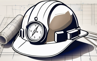 A blueprint of a building plan