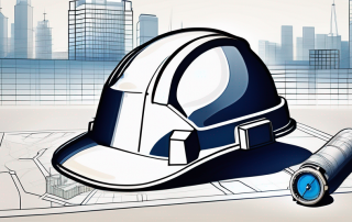 A blueprint of a building