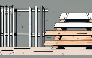 Three different construction materials