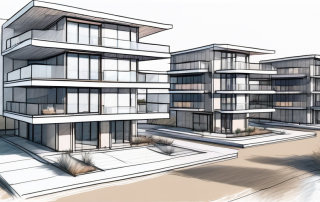 Dieses Bild zeigt die effiziente Nutzung von Wohnraumflaechen mit einem gut organisierten, modernen Architekturmodell, das optimale Raumplanung und nachhaltige Designelemente demonstriert.