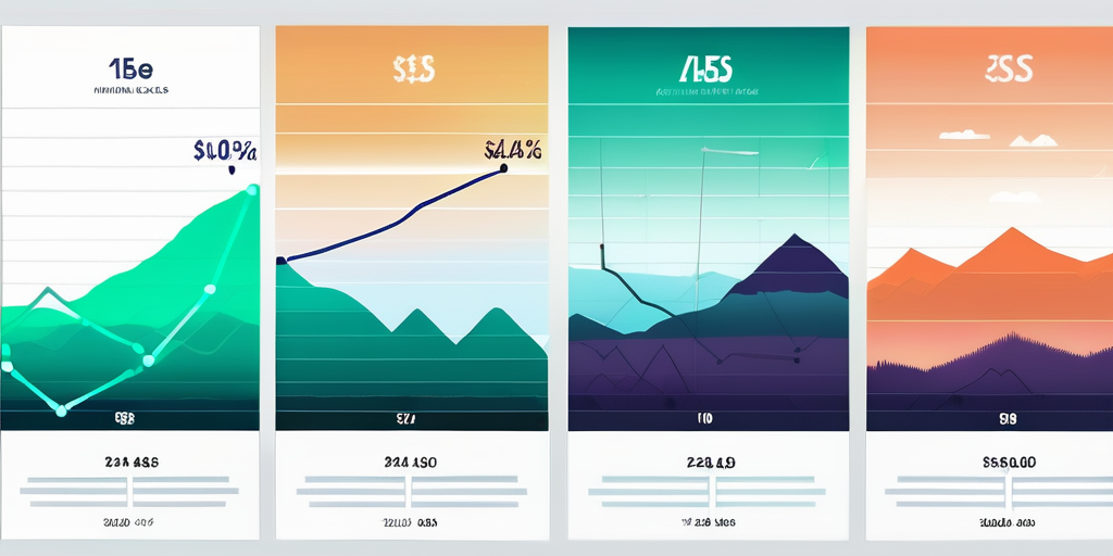 Diagramme der schwankenden Benzinpreise vor malerischen Kulissen beliebter Touristenziele, die den wirtschaftlichen Einfluss auf diese Gebiete zeigen.