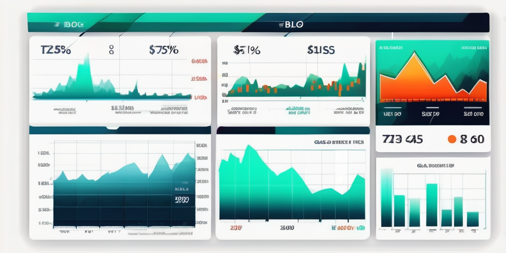 Dynamisches Boersen-Umfeld mit digitalen Grafiken und Diagrammen zur Darstellung der komplexen Preisbildung bei Gas.