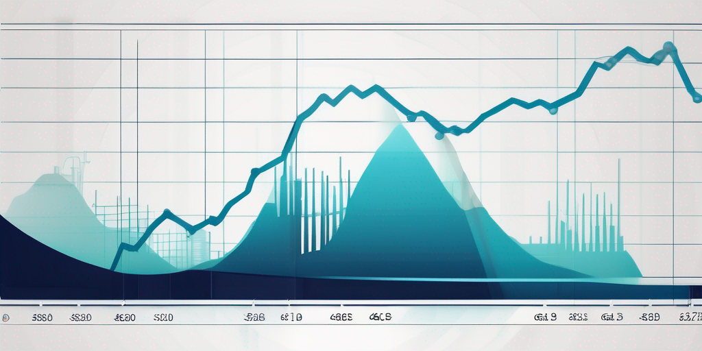 Grafik zur Darstellung der steigenden Gaspreise mit Industrierohrleitungen und Gasspeicheranlagen im Hintergrund, die den wirtschaftlichen Einfluss verdeutlichen.