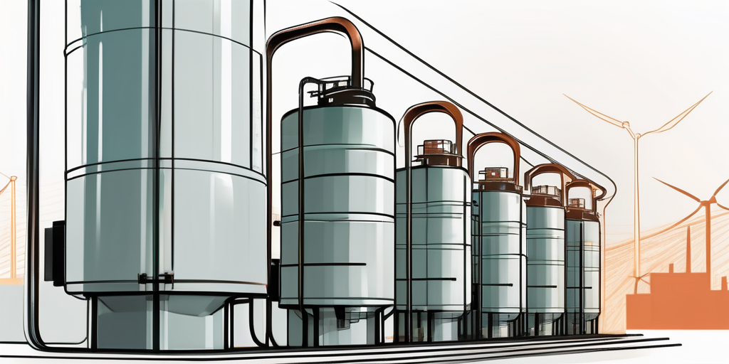 Ansteigende Gaszaehler vor industriellem Hintergrund symbolisieren steigende Gaskosten und den Wechsel zu erneuerbaren Energieloesungen.