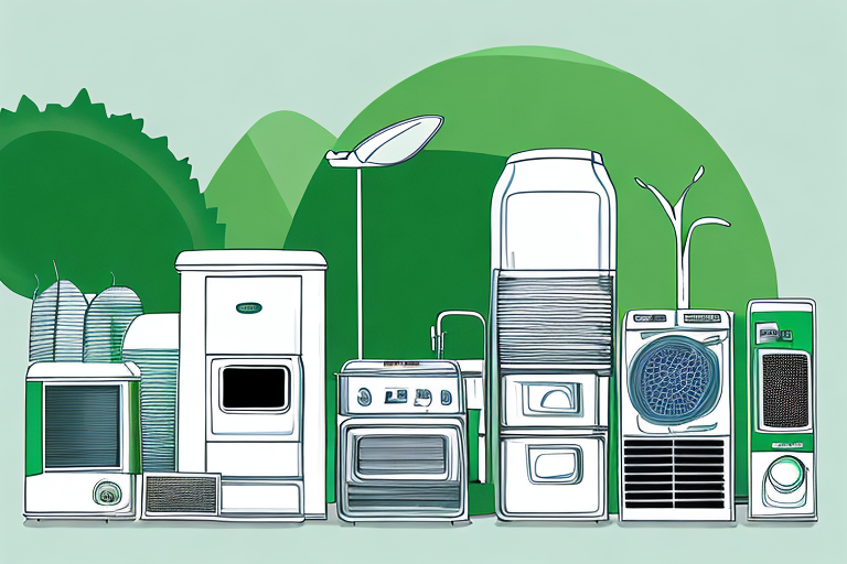 umweltfreundliche geraete und fahrzeuge mit biogas vor gruenem hintergrund umweltfreundliche geraete und fahrzeuge mit biogas vor gruenem hintergrund