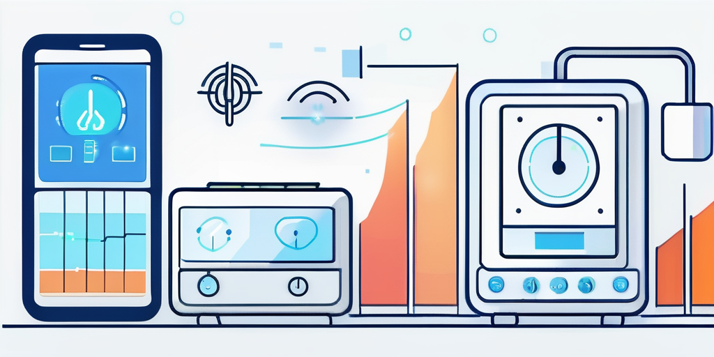 Intelligenter Thermostat und energieeffiziente Haushaltsgeraete mit moderner Technologie fuer Energiemanagement im Haus, inklusive Grafiken zu Einsparpotentialen bei Nebenkosten. Intelligenter Thermostat und energieeffiziente Haushaltsgeraete mit moderner Technologie fuer Energiemanagement im Haus, inklusive Grafiken zu Einsparpotentialen bei Nebenkosten.