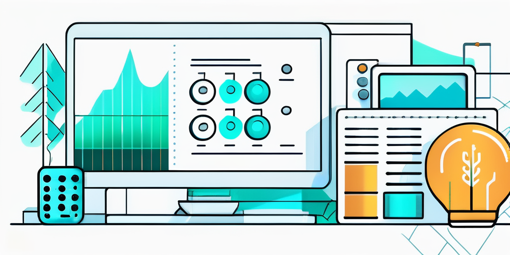 Professionelles Blogbild zeigt energiesparende Geraete wie Smart-Thermostate und LED-Lampen neben einem uebersichtlichen Budgetplaner zur effektiven Verwaltung von Gaszuschlaegen.