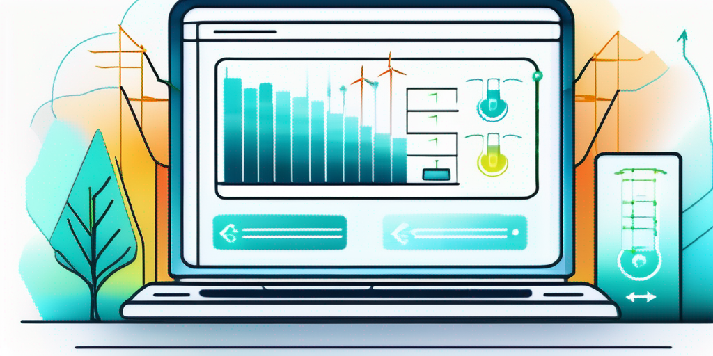 Benutzerfreundliche Schnittstelle auf einem Computerbildschirm zeigt verschiedene Energieplaene zur kosteneffektiven und effizienten Verwaltung des Gasanbieterwechsels.