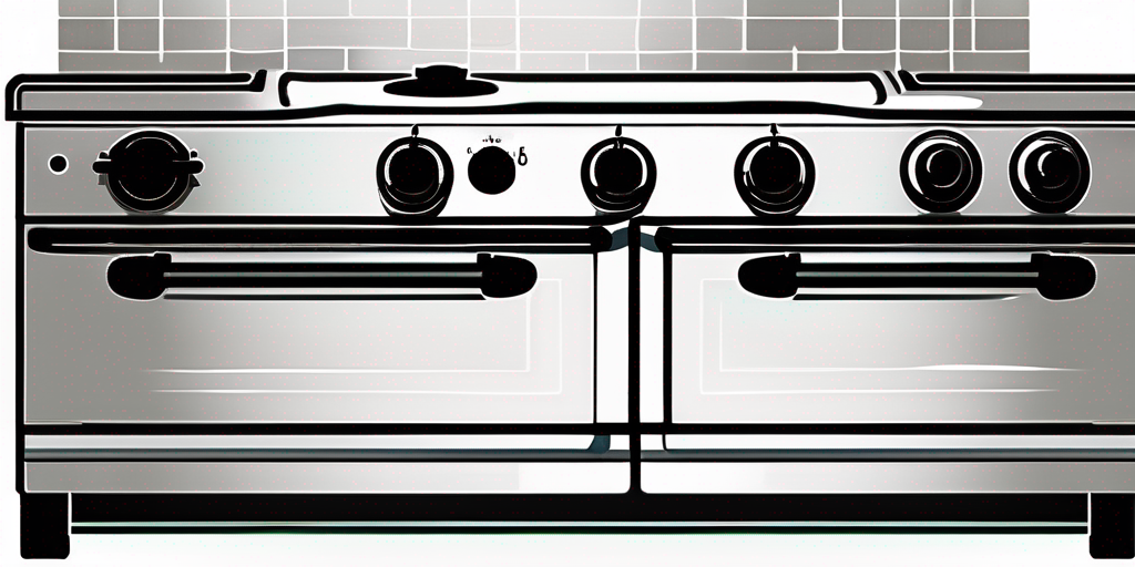 Hauskueche mit modernem Gasherd und sicherer Flamme fuer effiziente und umweltfreundliche Energie Nutzung