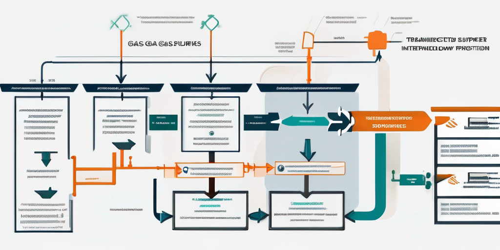 Prozessdiagramm zur effizienten Aenderung von Gasanbietern mit Schritten und notwendigen Unterlagen