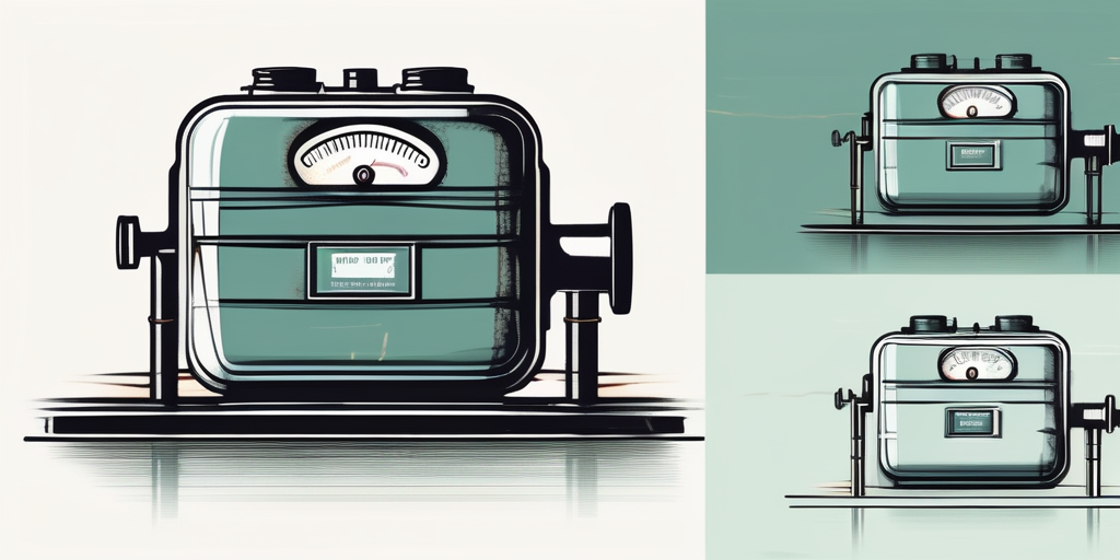 Gaszaehler und reduziertes Budget zeigen Auswirkungen der Gasumlage auf persoenliche Finanzen.